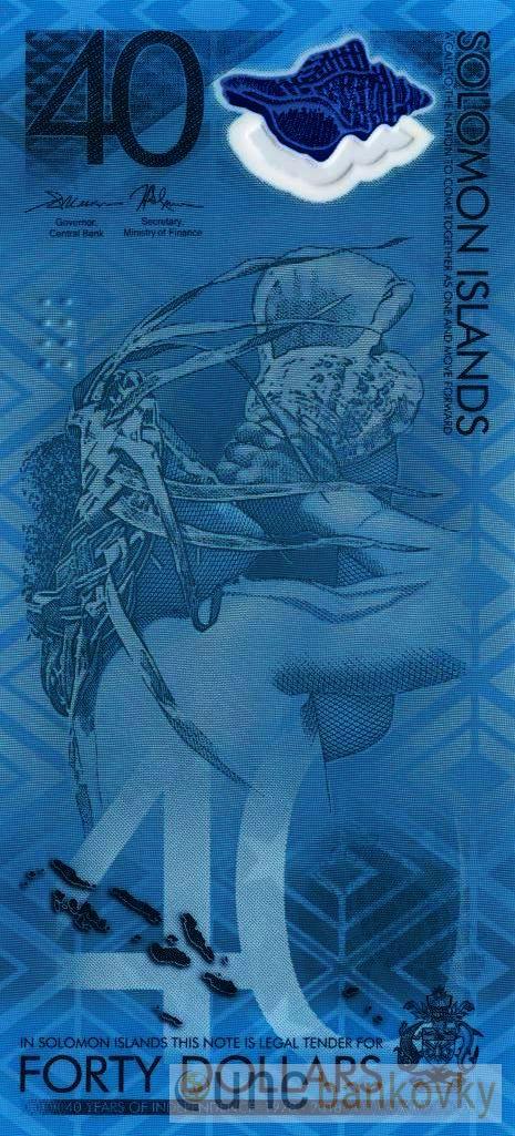 Šalamounovy ostrovy 40 Dollars 2018 UNC